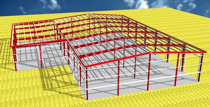 Проект быстровозводимого здания 11,75×92,13 м